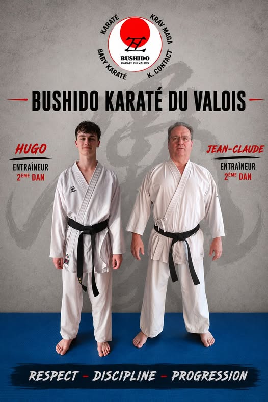 Hugo et Jean-Claude, entraîneurs 2ème dan